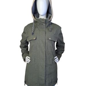 Ride Cappel 10K Snowboard Jacket , Pit Zips Snowskirt Hood, Women's M